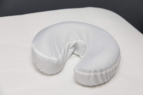 Image of Sposh Premium Waterproof Microfiber Protective  Face Rest Cover,  White