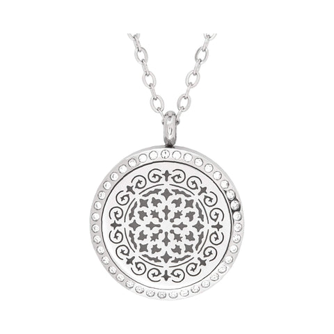 Image of Jewelry Stainless Steel Siren Crystals Pendant
