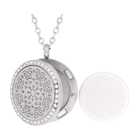 Image of Jewelry Stainless Steel Siren Crystals Pendant