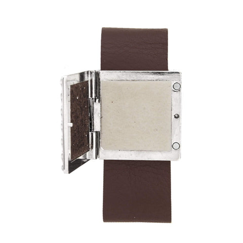 Image of Jewelry Signature Aromatherapy Locket Bracelet / Brown
