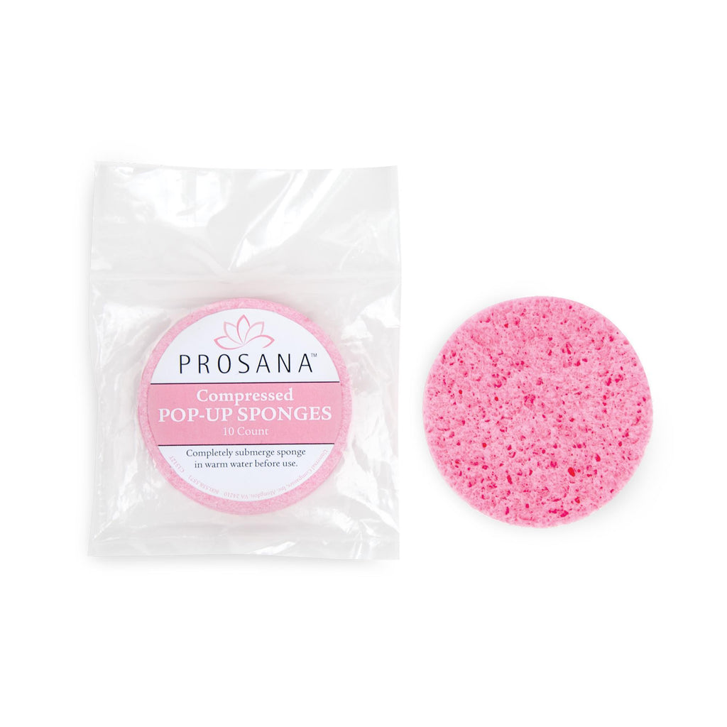 Loofahs & Sponges Prosana Compressed Sponges / Pink / 10pk