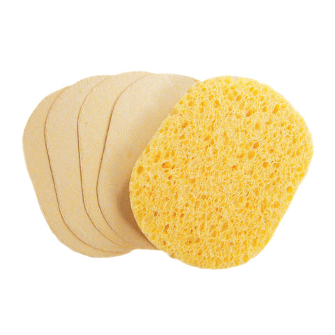 Image of Loofahs & Sponges Natural Prosana Compressed Sponges / Oval / 24pc