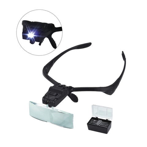 Image of Magnifying & Diagnostic Lamps VLash Magnispec Pro Glasses with LED Light