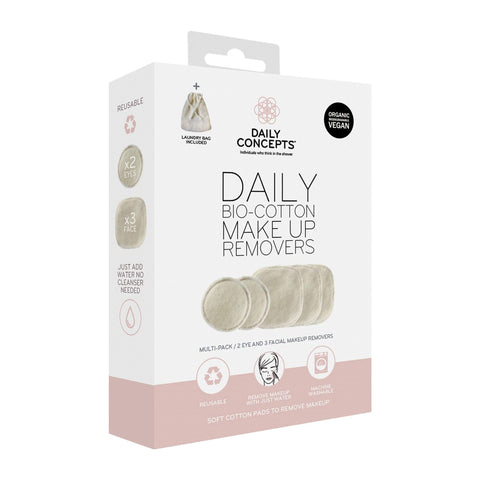 Image of Makeup Remover & Brush Cleaner Daily Concepts Bio-Cotton Makeup Removers