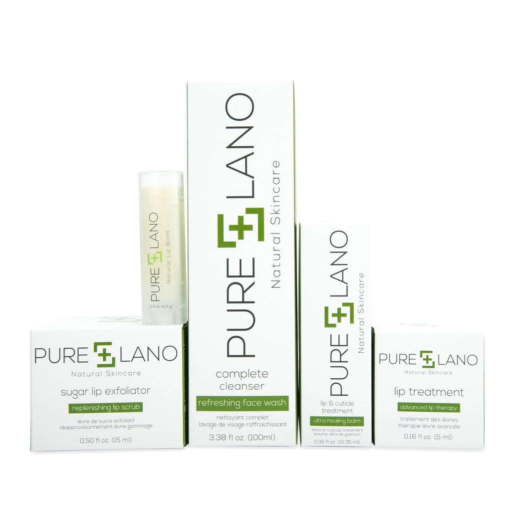 Makeup, Skin & Personal Care Pure Lano Natural Lip Treatment Display with Testers