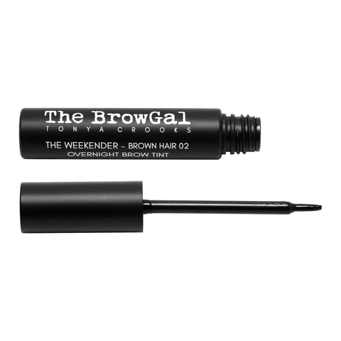 Image of Makeup, Skin & Personal Care The BrowGal The Weekender Overnight Brow Tint, Brown Hair