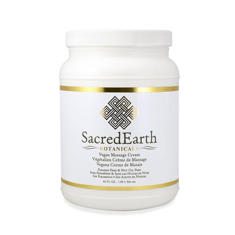 Image of Massage Creams & Butters .5 gal Sacred Earth Botanicals Vegan Massage Cream