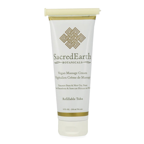Image of Massage Creams & Butters 8 oz Sacred Earth Botanicals Vegan Massage Cream