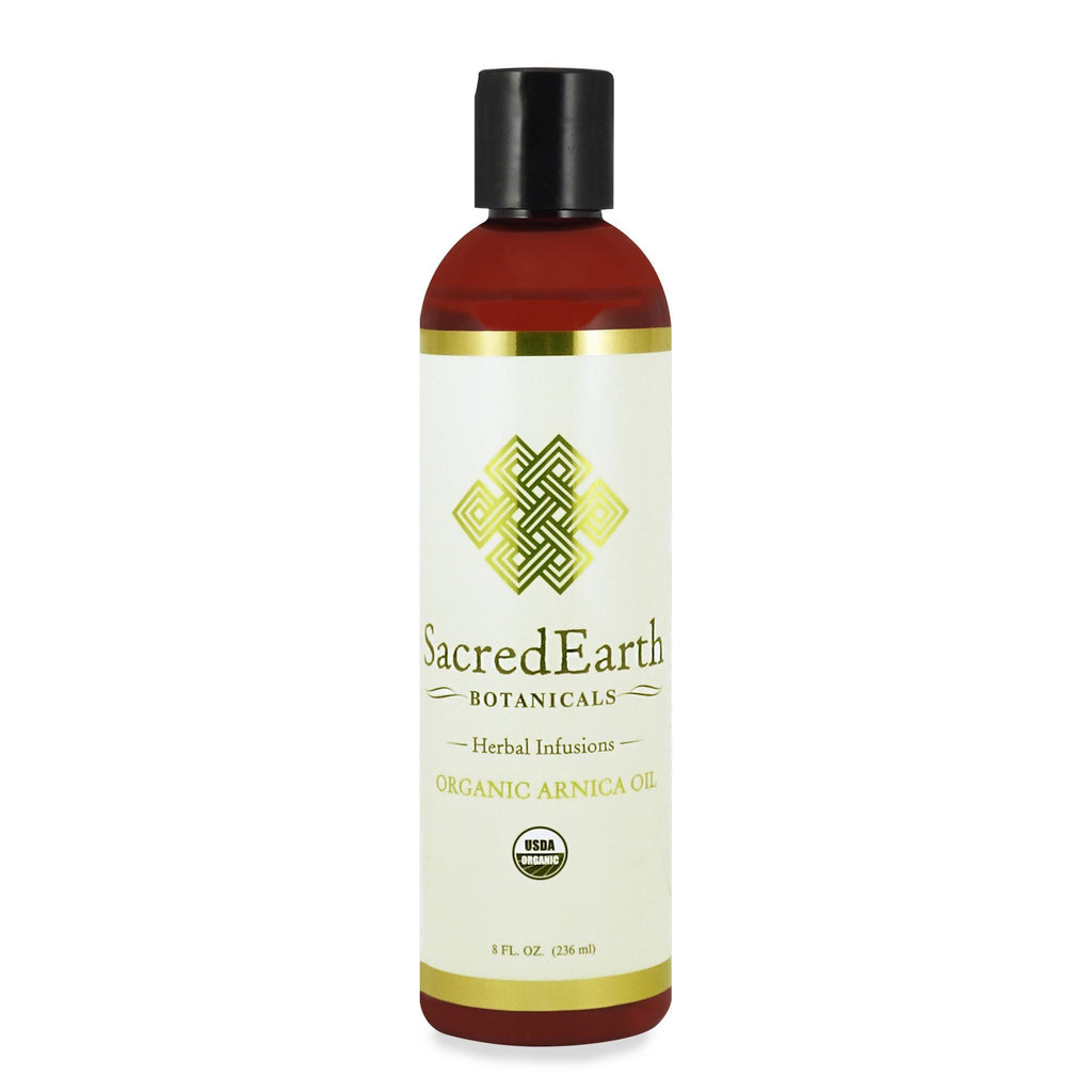 Massage Oils Sacred Earth Botanicals Organic Herbal Infusions /Arnica/8oz