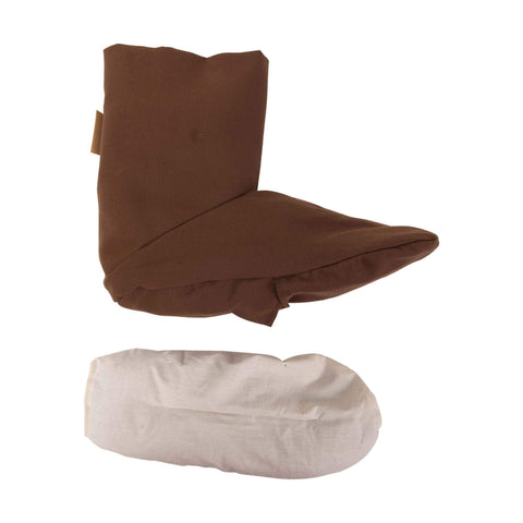 Image of Mitts, Booties & Liners Eco-fin Herbal Booties / Chocolate