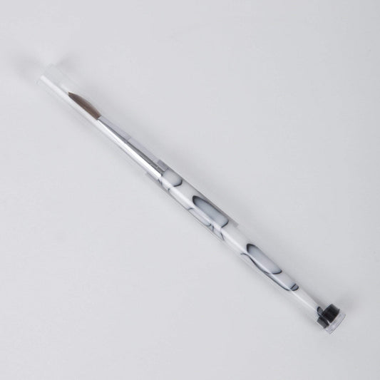 Nail Brushes & Cuticle Pushers Kolinsky Acrylic White Brush #10