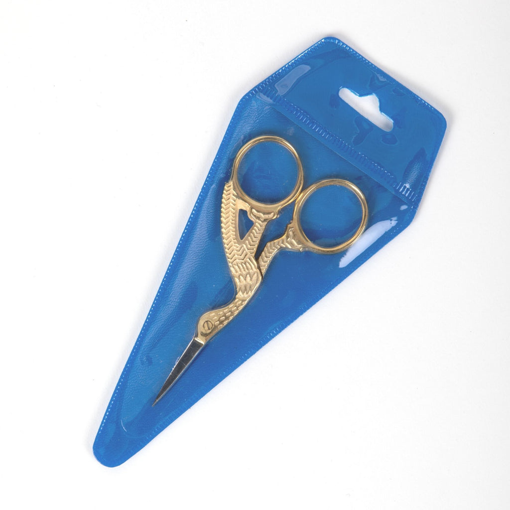 Stork Manicure Scissors Nail Tip Cutter, Gold