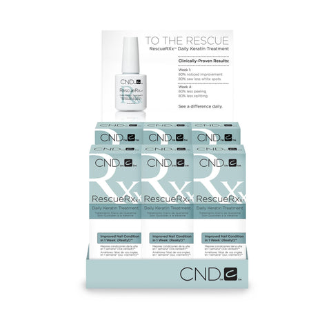 Image of Nail Strengtheners & Treatment 6 CND Essential Rescue RXx