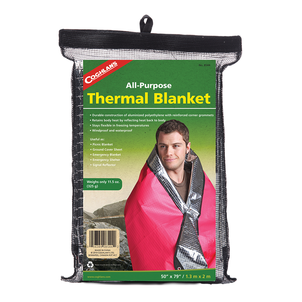 Reusable Mylar Thermal Blanket Red Universal Companies