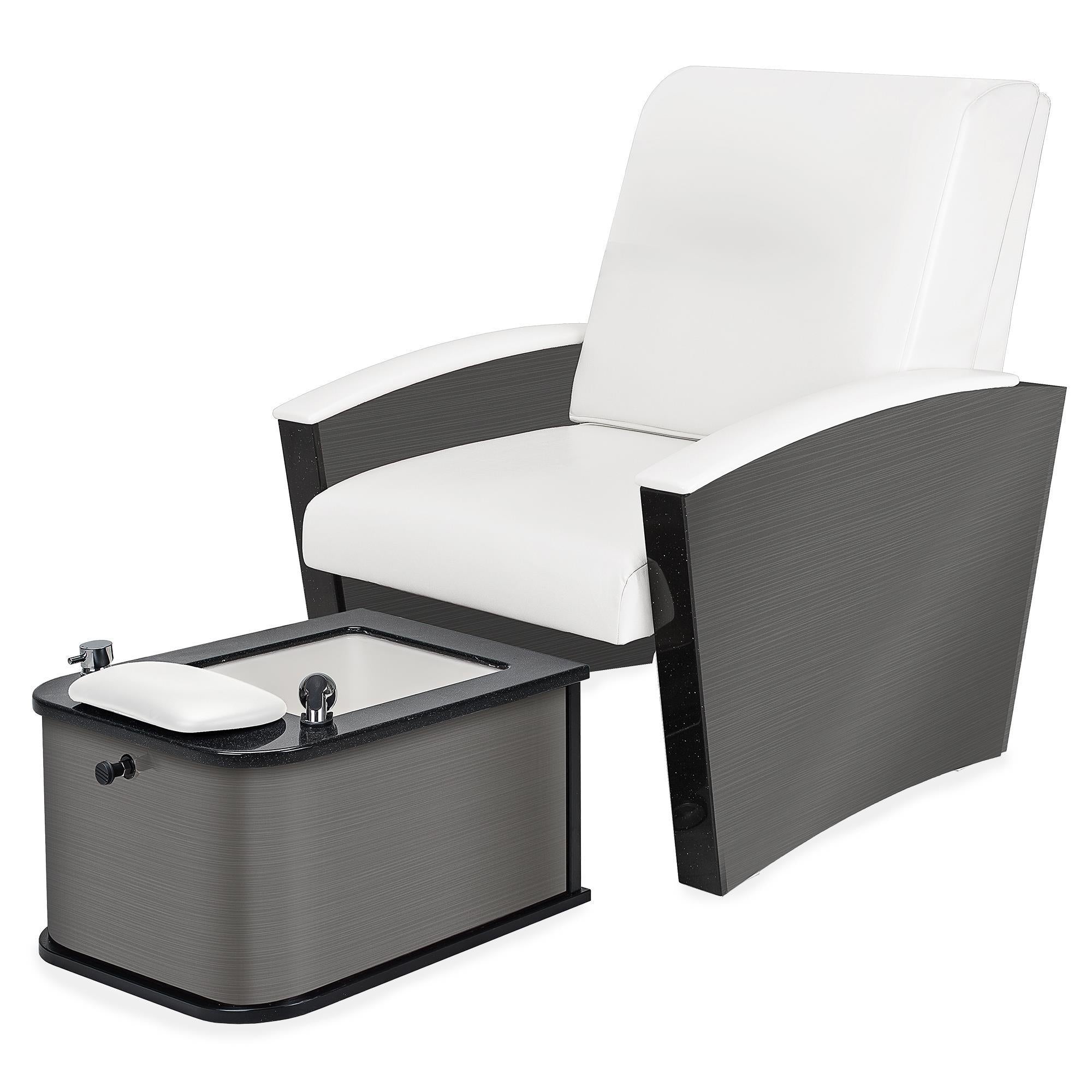 Living Earth Crafts Mystia Pedicure Chair with Plumbed Footbath ...
