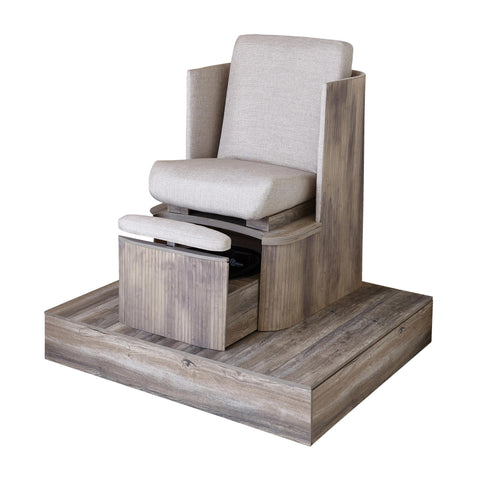 Image of Pedicure Spas Belava Dorset Pedicure Spa Chair - Lounge Style with Add-On Platform