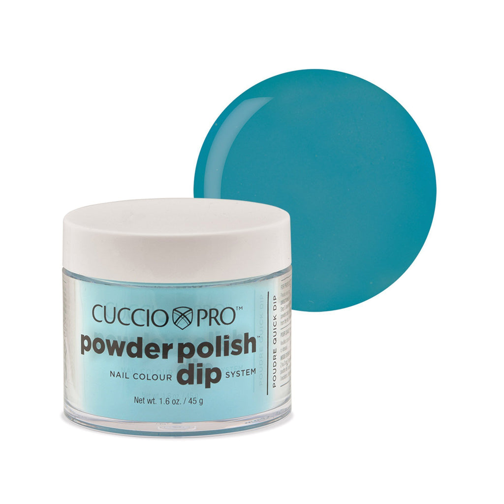 Powder Polish / Dip Polish Caribbean Sky Blue Cuccio Pro Dipping Powder