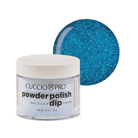 Image of Powder Polish / Dip Polish Deep Blue Glitter Cuccio Pro Dipping Powder