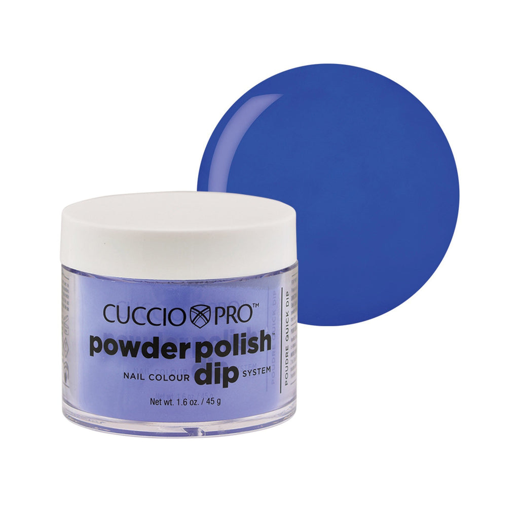 Powder Polish / Dip Polish Electric Blue Cuccio Pro Dipping Powder