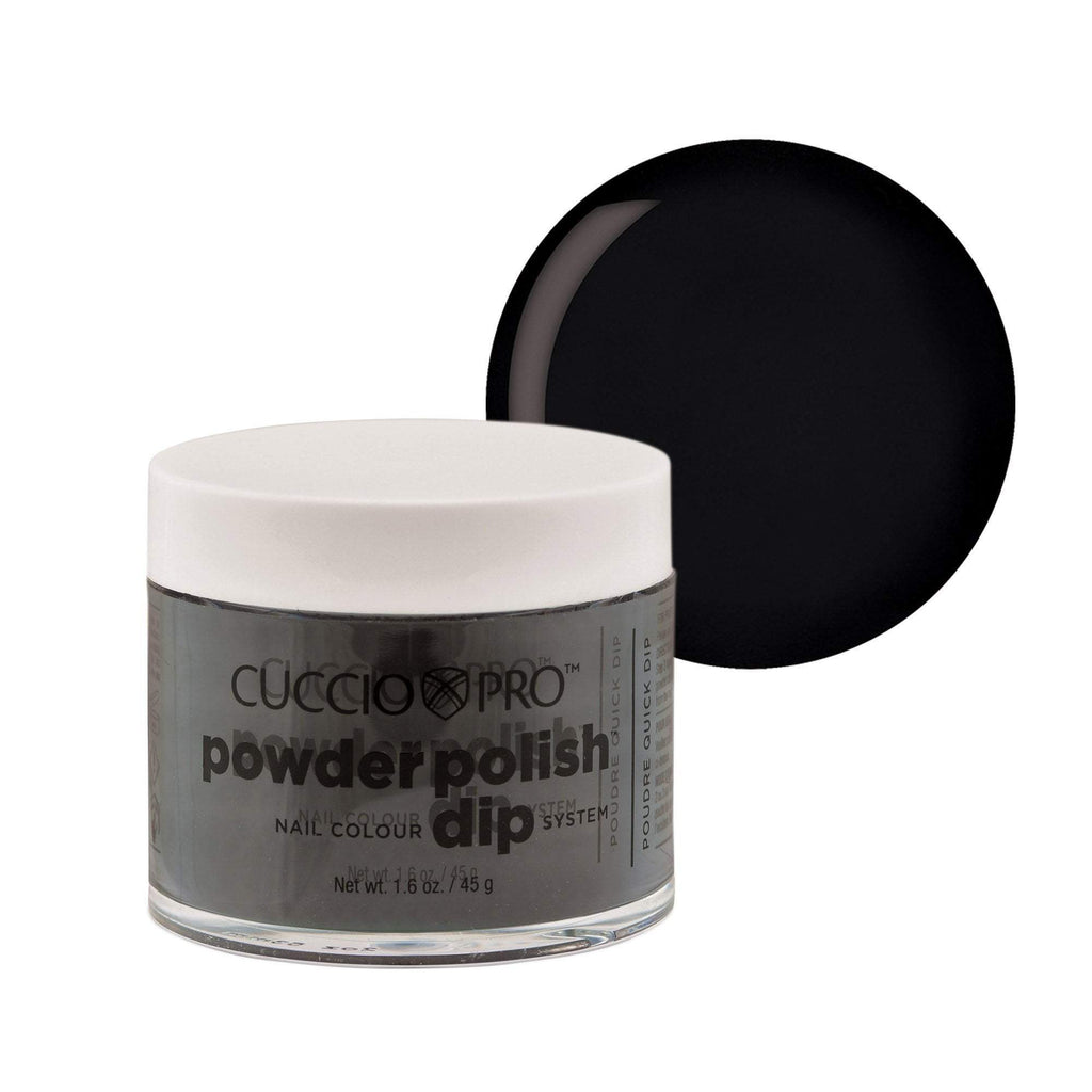 Powder Polish / Dip Polish Midnight Black Cuccio Pro Dipping Powder
