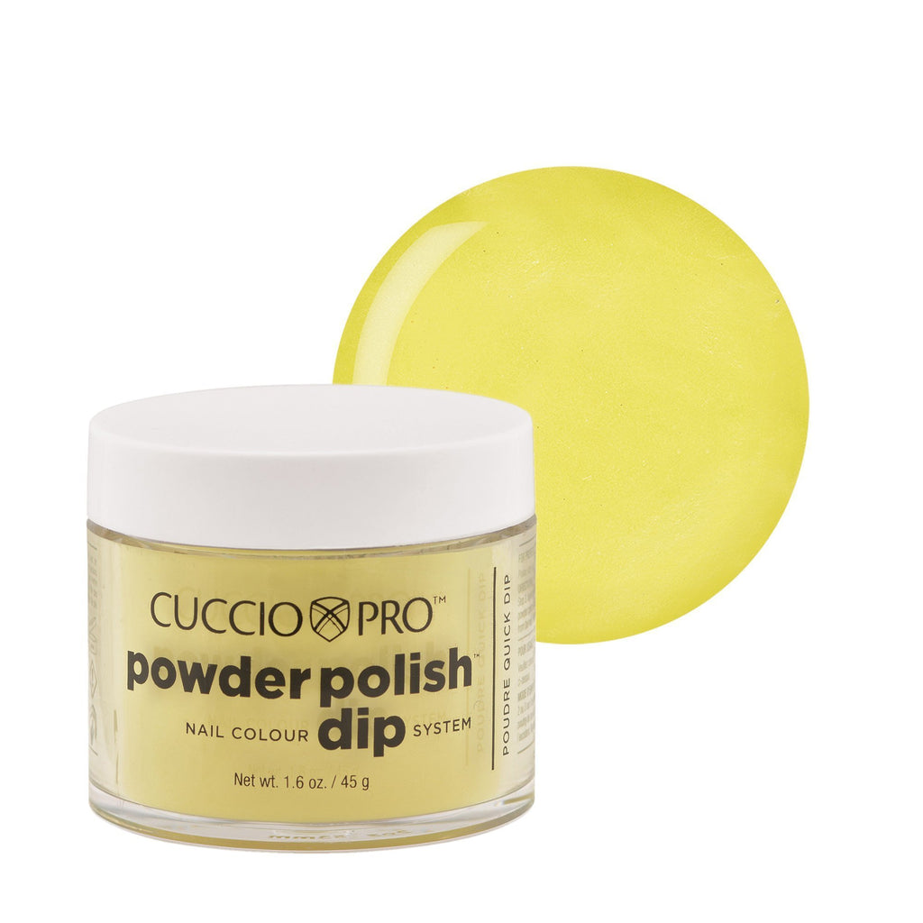 Powder Polish / Dip Polish Neon Yellow Cuccio Pro Dipping Powder
