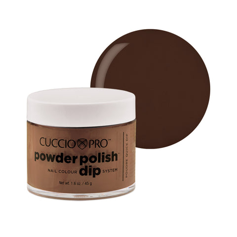 Image of Powder Polish / Dip Polish Rich Brown Cuccio Pro Dipping Powder