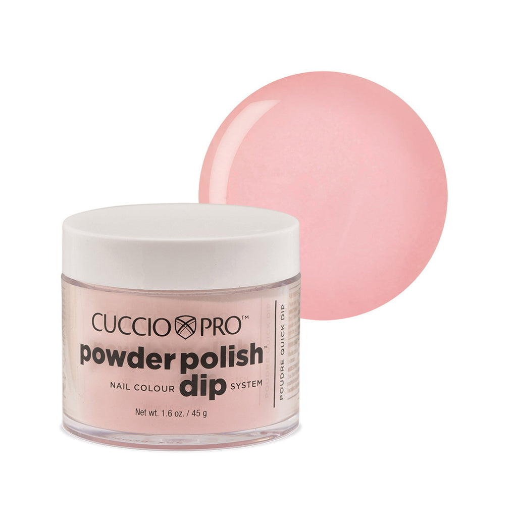Powder Polish / Dip Polish Rose Petal Pink Cuccio Pro Dipping Powder