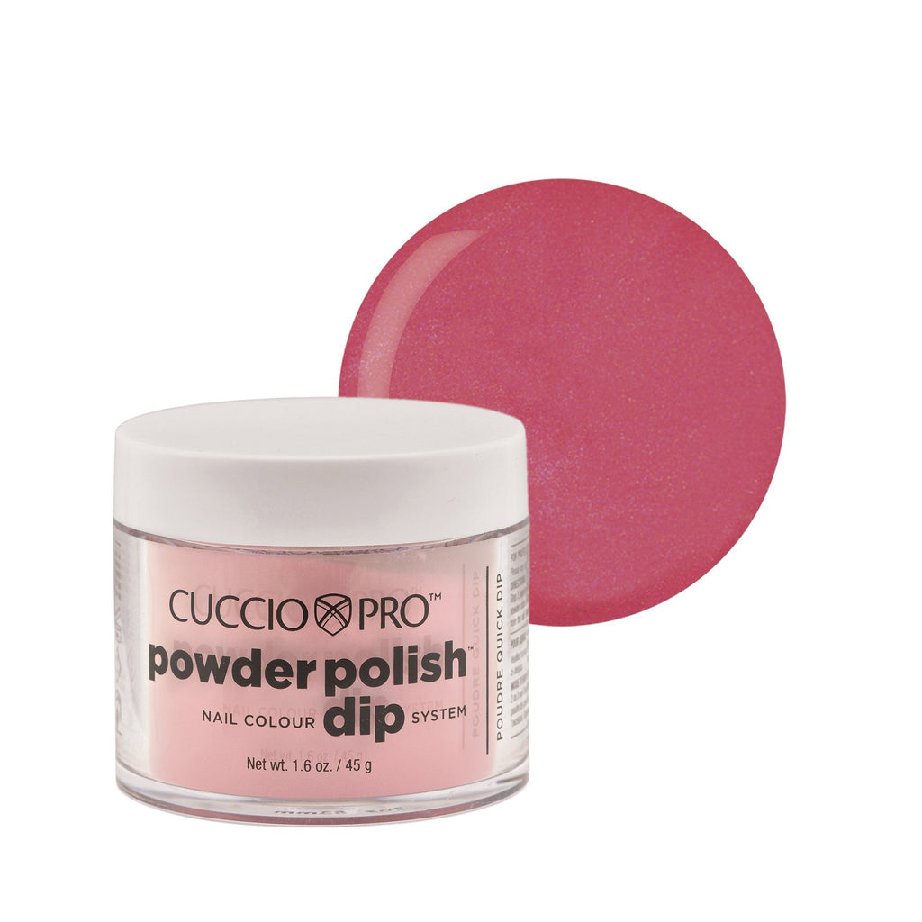 Powder Polish / Dip Polish Rose wShimmer Cuccio Pro Dipping Powder