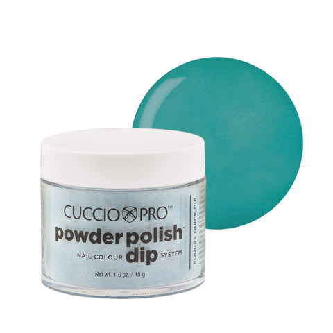 Image of Powder Polish / Dip Polish Sky Blue wGreen Cuccio Pro Dipping Powder