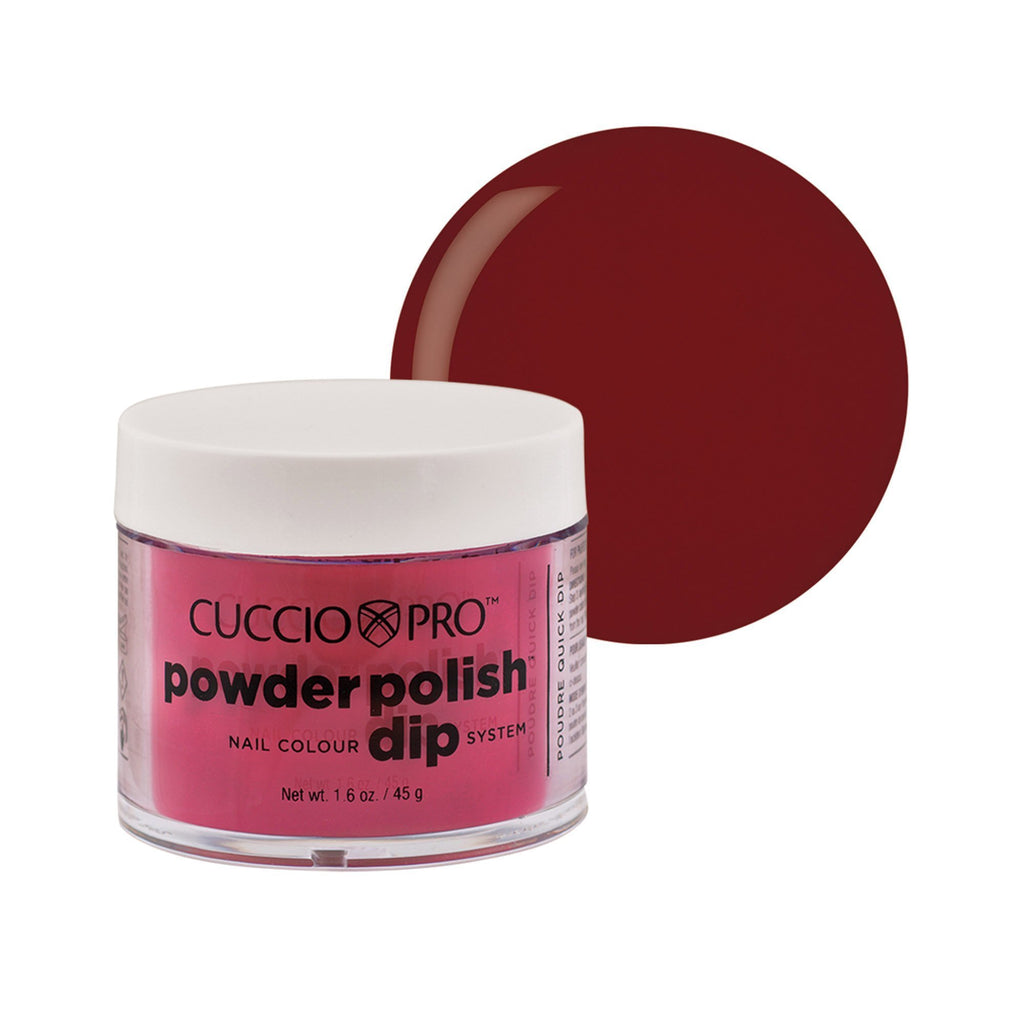 Powder Polish / Dip Polish Strawberry Red Cuccio Pro Dipping Powder