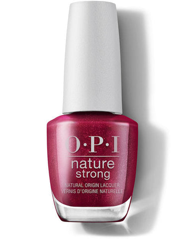 Image of OPI Nature Strong Nail Lacquer, Raisin Your Voice, 0.5 fl oz