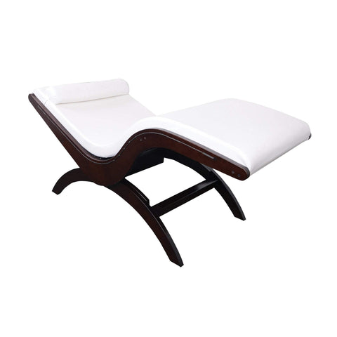 Image of Relaxation & Reception Touch America Legato Lounger / Cloud Ultraleather / Wenge Base