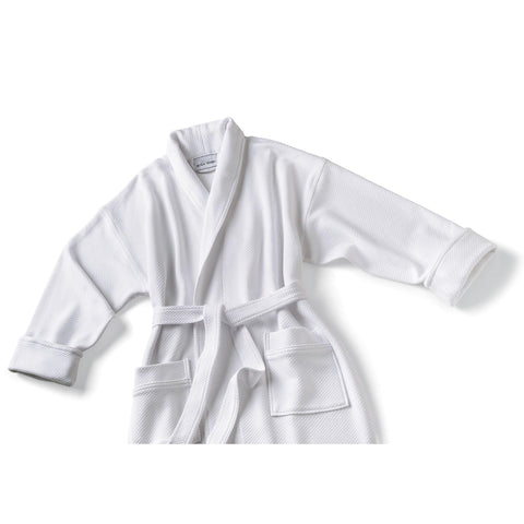 Image of Robes & Wrapes White / 2XL Boca Terry Robe / Knit Waffle Shawl Collar