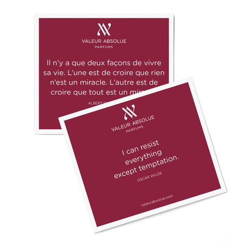 Image of Rouge Passion Valeur Absolue Affirmation Cards