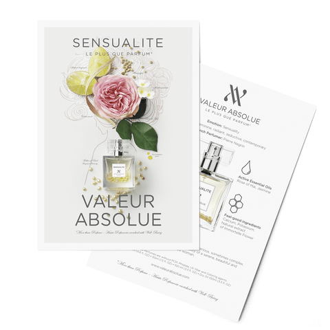 Image of Sensualite Valeur Absolue Fragrance Scent Cards, Confiance