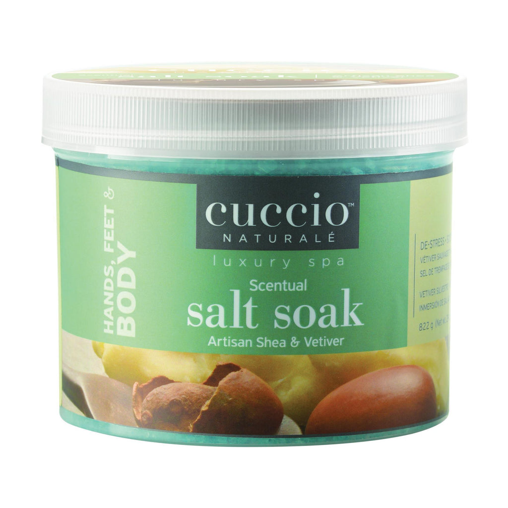 Soaks & Cleansers Sea Kelp & Tea Tree / 29oz Cuccio Pedicure Scentual Salt Soak