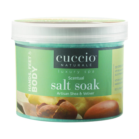 Image of Soaks & Cleansers Sea Kelp & Tea Tree / 29oz Cuccio Pedicure Scentual Salt Soak