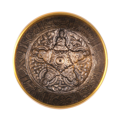 Image of Spa Décor Nature's Artifacts Medium Mandala Singing Bowl