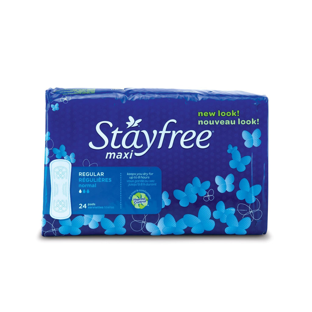 Stayfree Maxi Pad, Regular, 24pc – Universal Companies