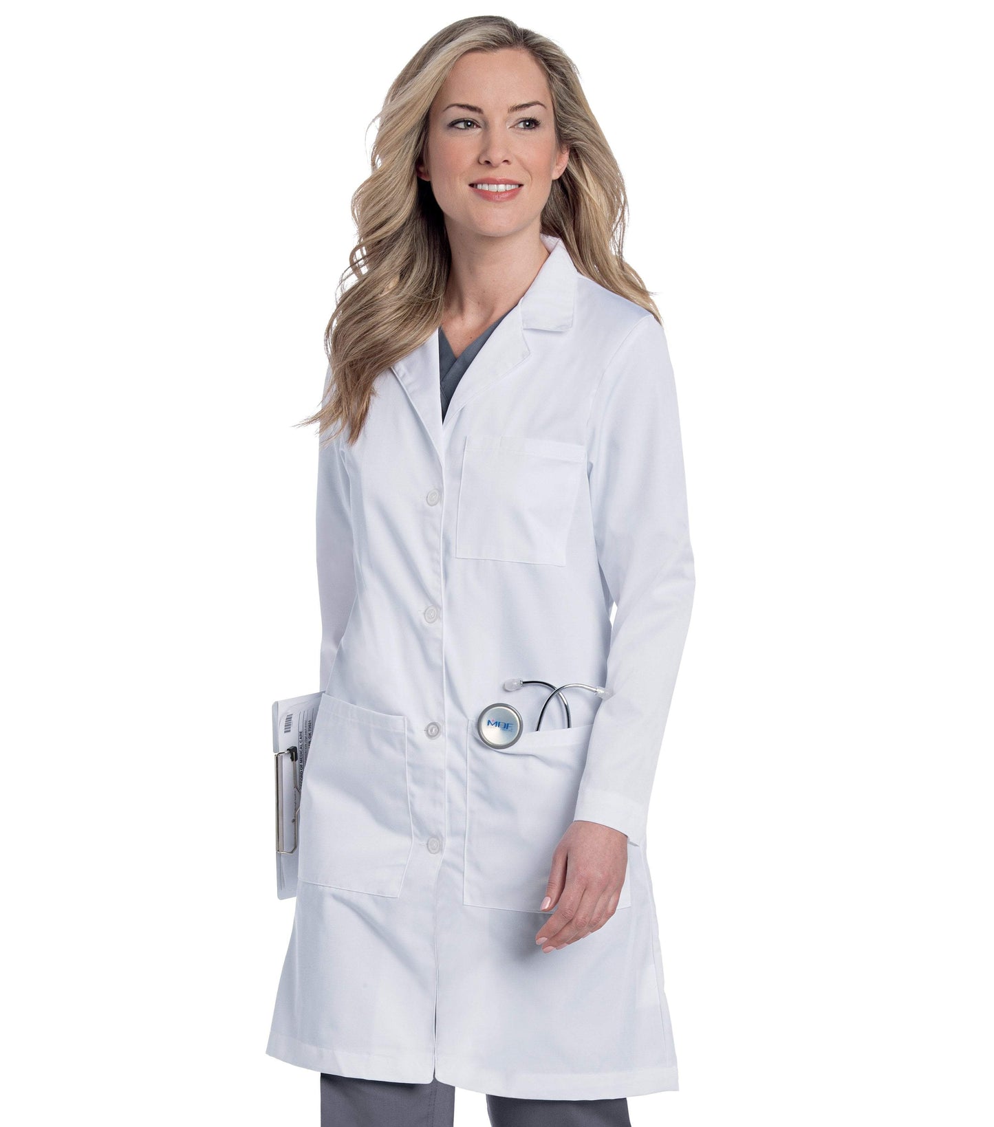 Women's Lab Coat with Button Closure by Landau – Universal Companies