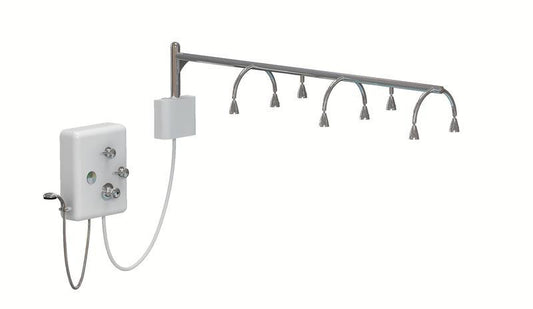 Touch America Vichy 8-Head 72" Rainbar Standard