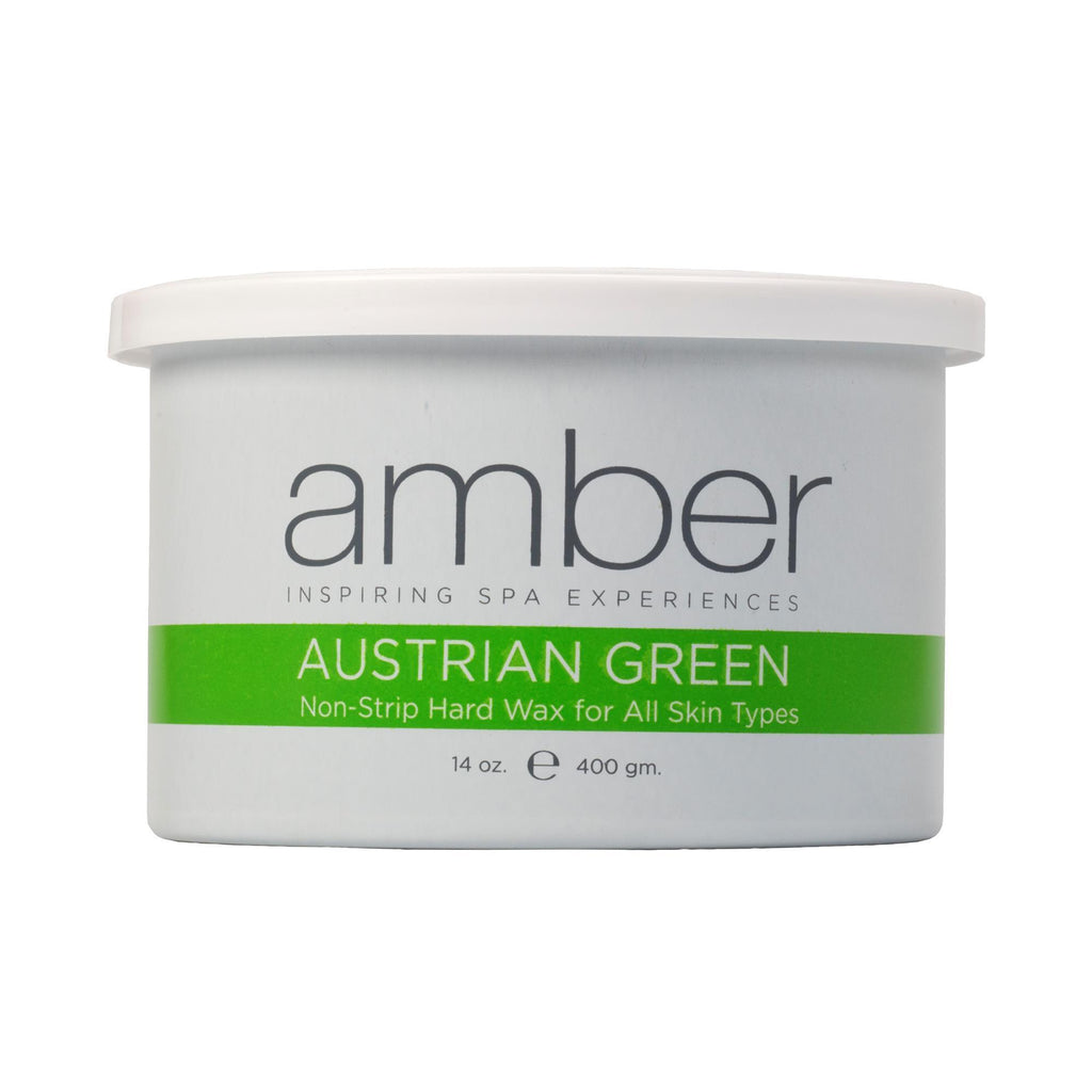 Stripless Wax Amber Austrian Green Wax / 14oz Can