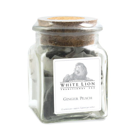 Image of Tea & Snacks 12 ct. White Lion Tea Ginger Peach