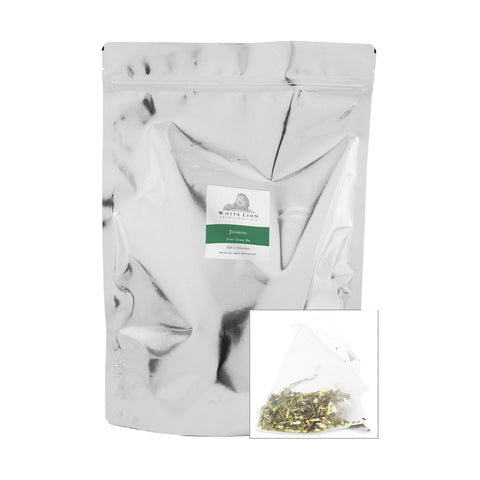 Image of Tea & Snacks 200 ct. White Lion Tea, Organic Jasmine Canister