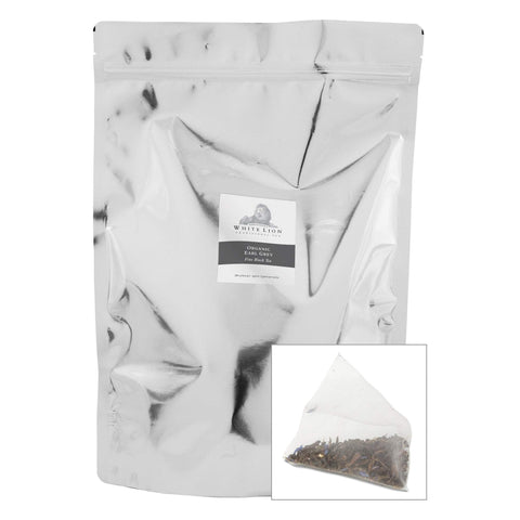 Image of Tea & Snacks 200 ct. White Lion Tea, Organic Earl Grey Canister