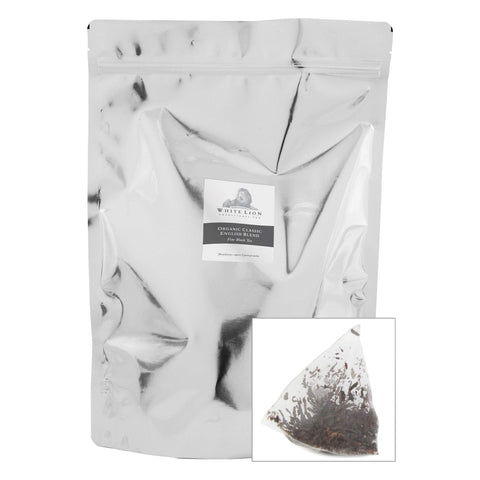 Image of Tea & Snacks 200 ct. White Lion Organic Classic English Black Tea Sachets