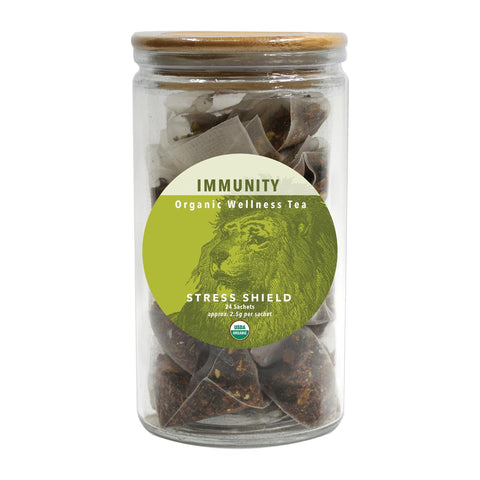 Image of Tea & Snacks 24 ct. White Lion Immunity (Stress Shield) Tea