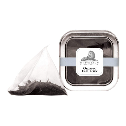 Image of Tea & Snacks 5 ct. White Lion Tea, Organic Earl Grey Canister