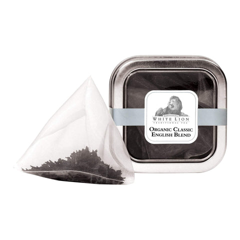 Image of Tea & Snacks 5 ct. White Lion Organic Classic English Black Tea Sachets