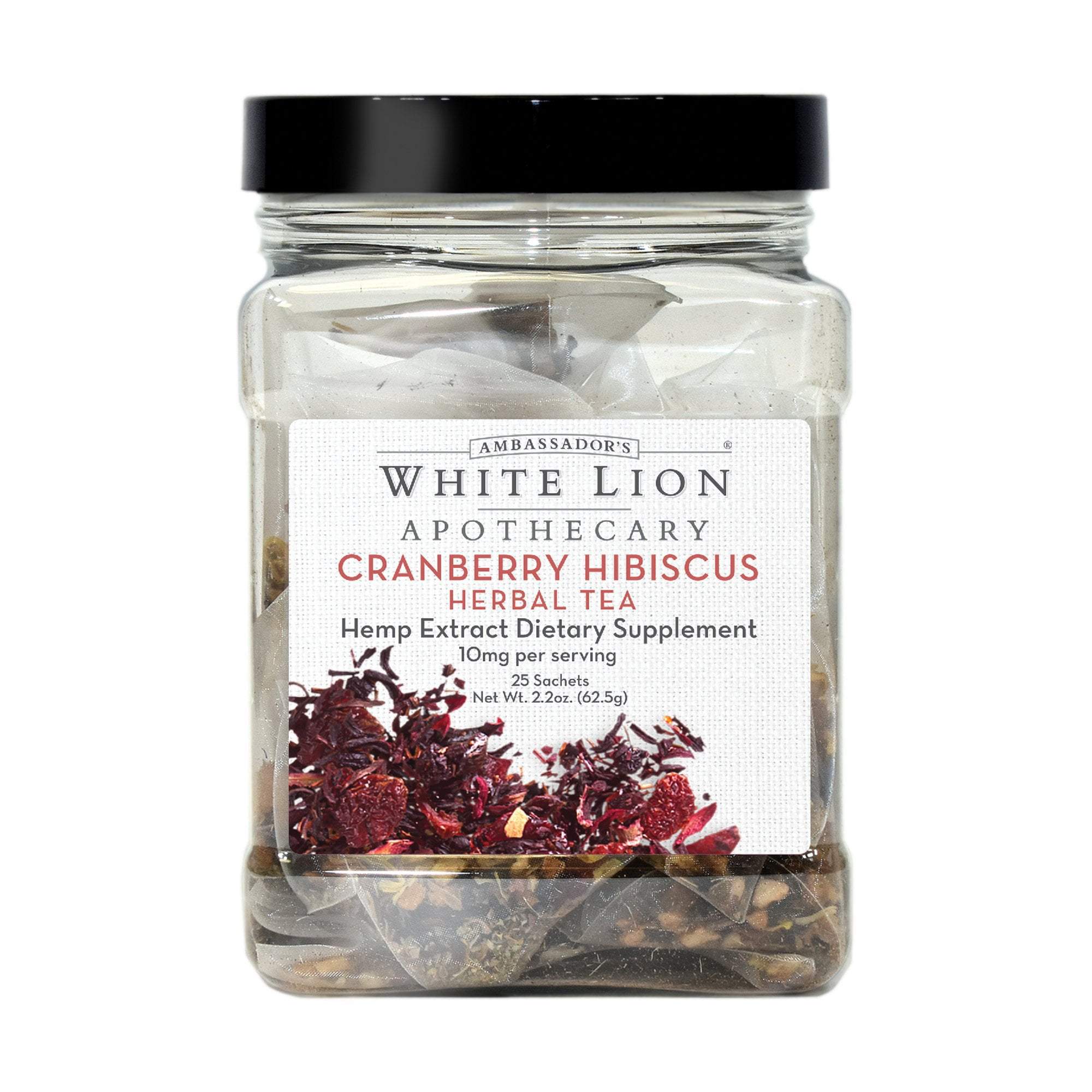 White Lion Cranberry Hibiscus Hemp Extract-infused Tea – Universal ...